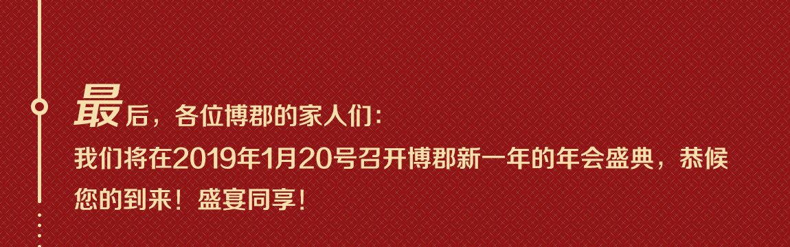 博郡门窗2019年年会邀请